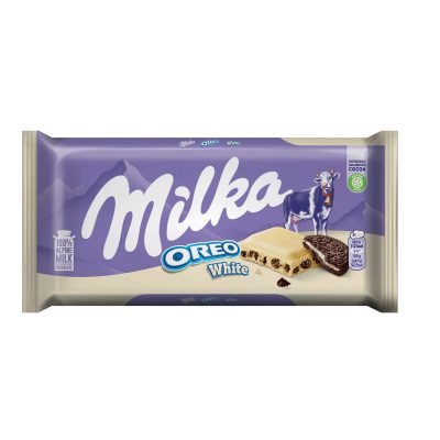 ČOKOLADA MLEČNA BELA OREO MILKA 100G