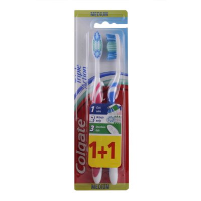 ČETKICA ZA ZUBE TRIPLE ACTION COLGATE 1+1 GRATIS