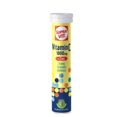 ŠUMEĆE TABLETE VITAMIN C 1000MG+ CINK SUPRAVIT 75G