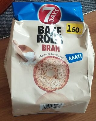 7 DAYS BAKE ROLLS BRAN SALT 160G
