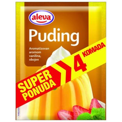 PUDING VANILA SUPER PONUDA ALEVA 40G 4/1