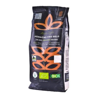 BRAŠNO ORGANSKO PŠENIČNO BELO T-400 NAŠE DOBRO 1KG