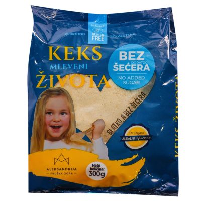 MLEVENI KEKS BEZ ŠECERA 300G