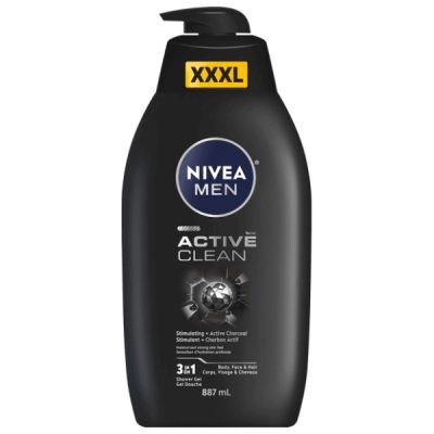Gel za Tuširanje Active Clean Nivea 887 ml