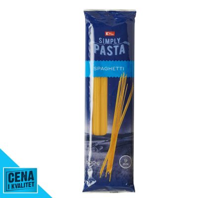 TESTENINA SPAGHETTI 500G K PLUS