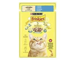 HRANA ZA MAČKE PRELIV LOSOS I TUNA FRISKIES 85G