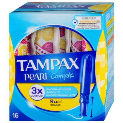 Tampax compak pearl regular 16 T&H