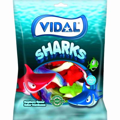VIDAL GUMENE BOMBONE SHARKS 90g