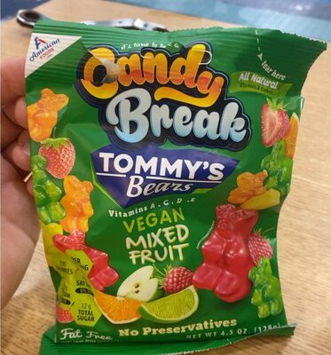 BOMBONE GUMENE MIXED FRUIT CANDY BREAK 128G