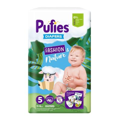 PELENE PUFIES MAXI PACK 5 JUNIOR 11-16KG 46/1