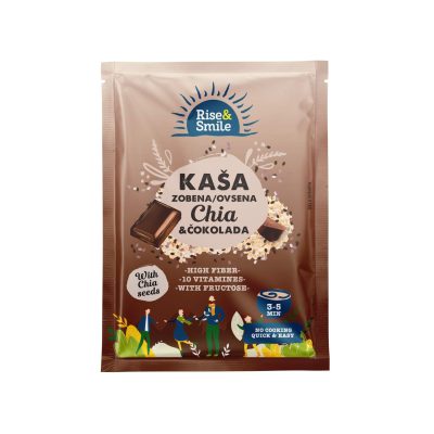Kaša Ovsena Čia Sem Čok 65 g Rise&Smi