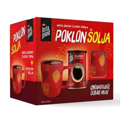 INSTA GRAND BC CLASSIC 200G + POKLON SOLJA