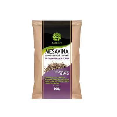 MEŠAVINA SEMENKI SA OVSENIM PAHULJICAMA LUČAR 100G