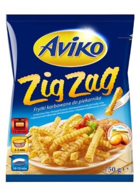 Aviko rebrasti pomfrit ZIG-ZAG 750g