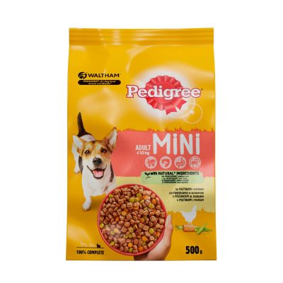 HRANA ZA PSE BRIKETI MINI ŽIV.I POV. PEDIGREE 500G