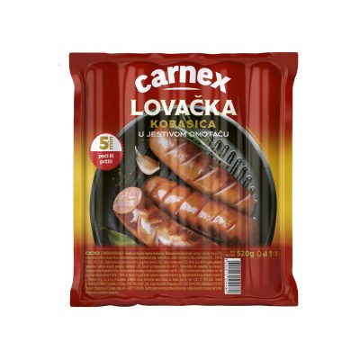 KOBASICA GRILL LOVAČKA CARNEX 520G