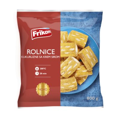 SMRZNUTE ROLNICE KUKURUZNE SA SIROM FRIKOM 800G