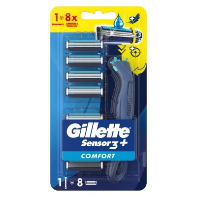 Gillette Sensor 3 COMFORT drška+8 dopuna