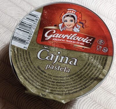 PAŠTETA ČAJNA GAVRILOVIĆ 75G