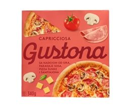 Smrznuta pizza Capricciosa Gustona 340g