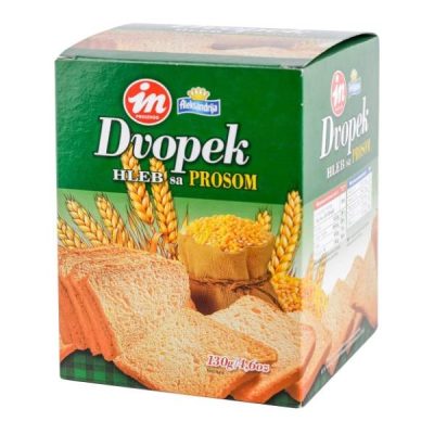 Dvopek hleb sa prosom 130g