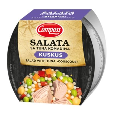 SALATA TUNA KUSKUS 160G COMPASS