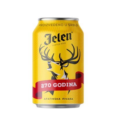 Pivo Jelen 0,33 l Limenka