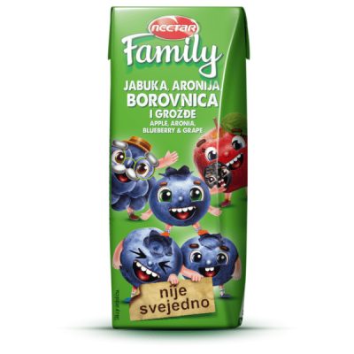 Sok Family 0,2 l Borovnica 30% "Nectar" Brik