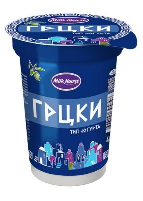 Grcki Jogurt 9% mm Čaša 400 g Milk House