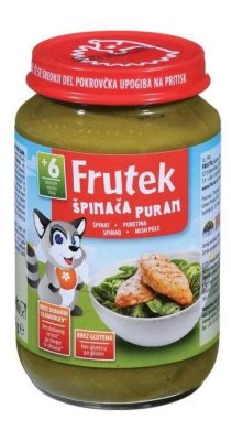 Frutek kašica spanać i ćuretina 190g
