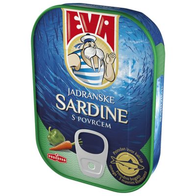 SARDINE SA POVRĆEM EVA 100G