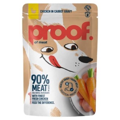 HRANA ZA PSE PILETINA ŠARGAREPA U SOSU PROOF 100G