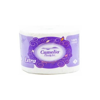 Toalet papir 1/1 3sl rolna EXTRA Camelia 24