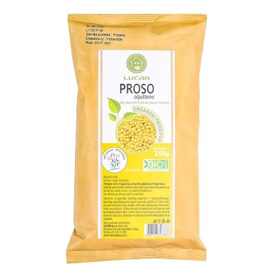 PROSO ORGANSKI OLJUŠTEN LUČAR 250G