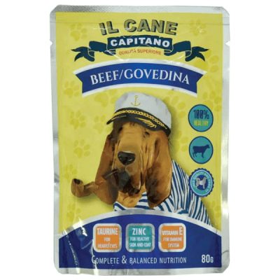 HRANA ZA PSE GOVEDINA CAPITANO 80G