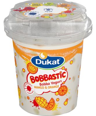 JOGURT VOĆNI DUKAT BOBBASTIC MANGO&POMORANDŽA 300G