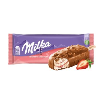 SLADOLED ŠTAPIĆ MILKA STRAWB.CHEESECAKE STICS 90ML