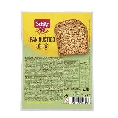 HLEB BEZ GLUTENA PAN RUSTICO SCHAR 250G