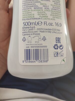 CHICCO SAMPON 500 ml