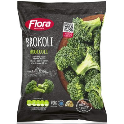 SMRZNUTO POVRĆE BROKOLI FLORA 400G