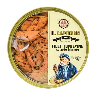 Tunjevina filet sa crnim biberom i limunom u ulju 0160 Il Capitano