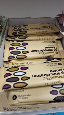 Bar bez Glutena sa Suncokretom i Lanom Granum 30 g