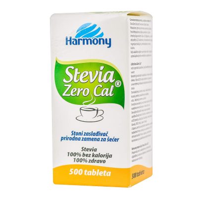 ZASLAĐIVAČ STEVIA ZERO CAL HARMONY 500/1