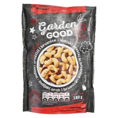 MIX INDIJSKI ORAH BRUSNICA 180G GG