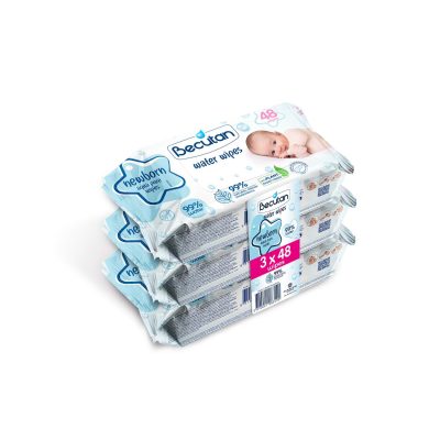 Becutan 99% voda vlažne maramice 3x48/1