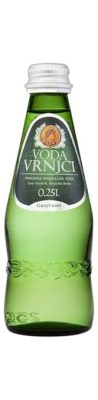 Voda Vrnjci 0,25 l Gazirana