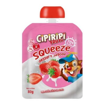 CIPIRIPI JAGODA SQUEEZE DESSERT 80G