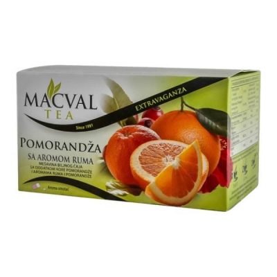ČAJ POMORANDŽA&RUM EXTRAVAGANZA MACVAL 40G