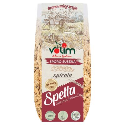 TESTENINA INTEGRALNA SPIRALA SA SPELTOM VOLIM 250G