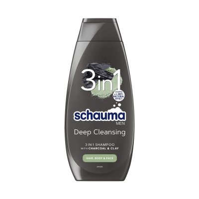 Sampon SCHAUMA 0400 men 3u1 Charcoal&Clay